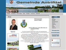 Tablet Screenshot of antrifttal.de